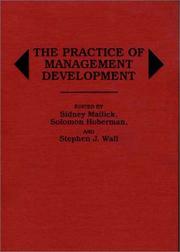 Cover of: The Practice of management development