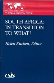 South Africa : in transition to what?