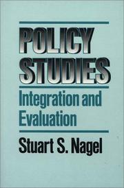 Policy studies : integration and evaluation