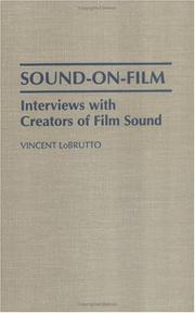 Cover of: Sound-on-film by Vincent LoBrutto
