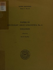 Cover of: Tonation
