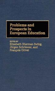 Problems and prospects in European education