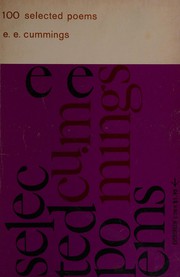 Cover of: 100 selected poems. by E. E. Cummings