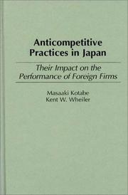 Anticompetitive practices in Japan : their impact on the performance of foreign firms