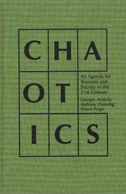 Cover of: Chaotics: An Agenda for Business and Society in the 21st Century (Praeger Studies on the 21st Century)