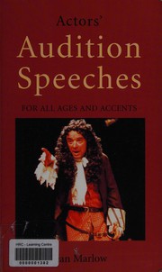 Cover of: Actors' audition speeches for all ages and accents