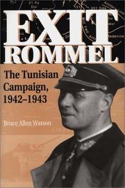 Cover of: Exit Rommel: the Tunisian campaign, 1942-1943