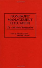 Nonprofit management education : U.S. and world perspectives