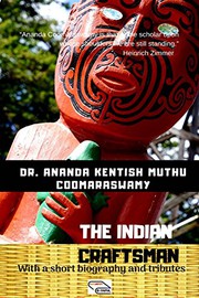 Cover of: The Indian Craftsman by Ananda Coomaraswamy, Kannan Krishnan