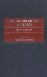 Social problems in Africa : new visions