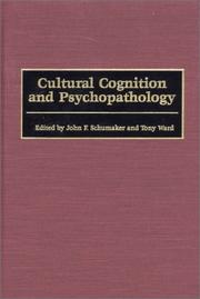 Cultural cognition and psychopathology