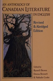 Anthology of Canadian Literature in English by Russell Brown, Nathalie Cooke