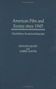 Cover of: American Film and Society since 1945: Third Edition, Revised and Expanded