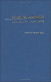 Cover of: Forging America: New Lands and High Culture
