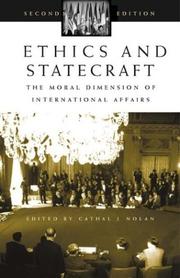 Cover of: Ethics and Statecraft