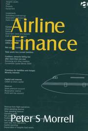 Airline Finance by Peter S. Morrell