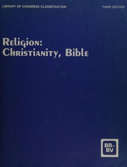 Cover of: Library of Congress Classification Schedules Through 1992: Class Br-Bv Rel : Christ Bible