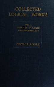 Cover of: Collected logical works