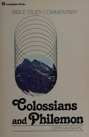 Cover of: Colossians and Philemon: bible study commentary
