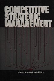 Cover of: Competitive strategic management