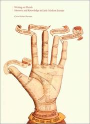 Cover of: Writing on hands: memory and knowledge in early modern Europe