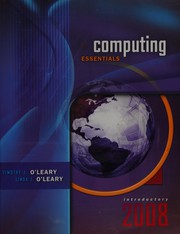 Cover of: Computing essentials 2008