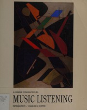 Cover of: A concise introduction to music listening