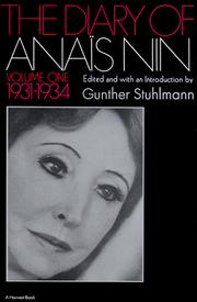 Cover of: The Diary of Anais Nin by Anaïs Nin