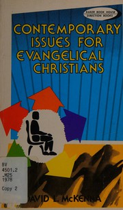 Cover of: Contemporary Issues for Evangelical Christians