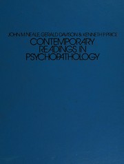 Cover of: Contemporary readings in psychopathology