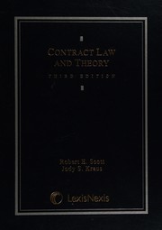 Cover of: Contract law and theory by Robert E. Scott