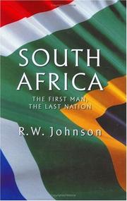 Cover of: South Africa: the first man, the last nation