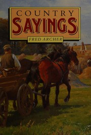 Cover of: Country sayings