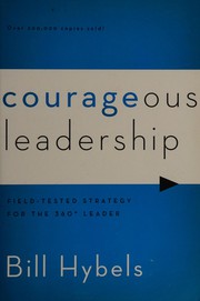 Cover of: Courageous leadership