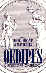Cover of: Oedipus: a folklore casebook