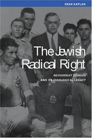 The Jewish radical right by Eran Kaplan