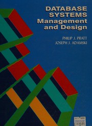 Cover of: Database systems: management and design