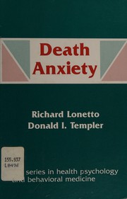 Cover of: Death anxiety