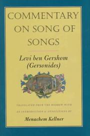 Cover of: Commentary on Song of songs