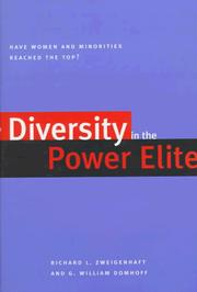 Cover of: Diversity in the power elite by Richard L. Zweigenhaft
