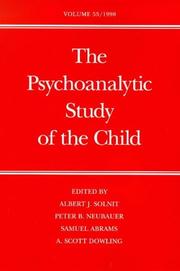Cover of: The Psychoanalytic Study of the Child: Volume 53 (The Psychoanalytic Study of the Child Se)