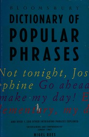 Cover of: Dictionary of popular phrases