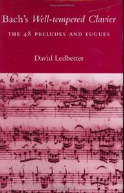 Cover of: Bach's Well-tempered clavier by David Ledbetter