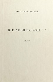 Cover of: Die Negrito Asiens