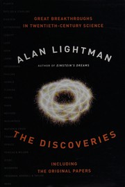 Cover of: The discoveries by Alan P. Lightman