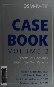 Cover of: DSM-IV-TR casebook.: experts tell how they treated their own patients