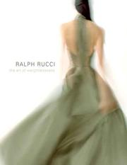 Cover of: Ralph Rucci: The Art of Weightlessness