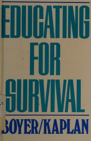 Cover of: Educating for survival