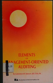 Cover of: Elements of management-oriented auditing