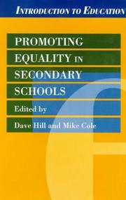 Cover of: Promoting Equality in Secondary Schools (Introduction to Education) by 